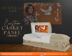 Elegant Casket Panel