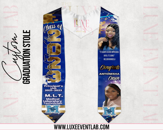 Custom Graduation Stole