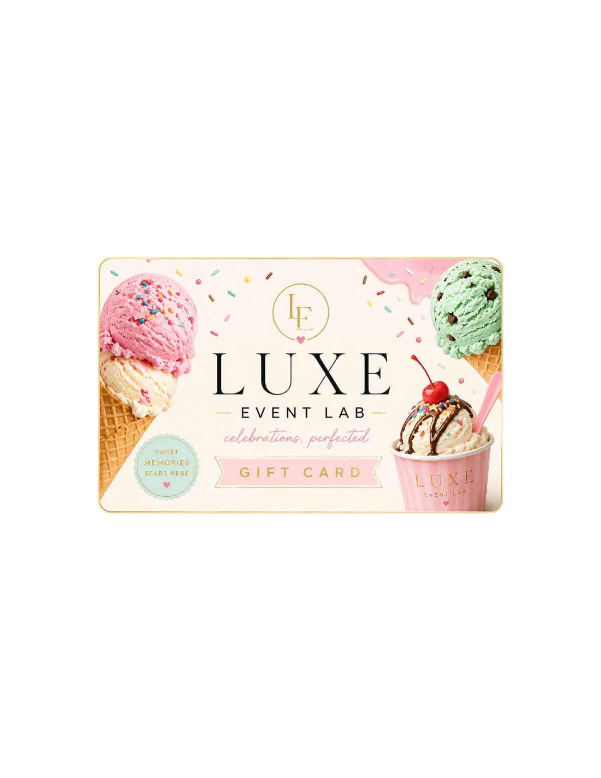 The Luxe Event Lab Gift Card
