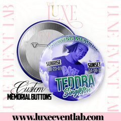 Memorial Keepsake Button